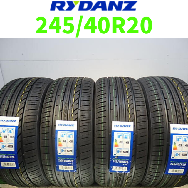 【送料無料】RYDANZ　245/40R20 99W XL　4本自動車