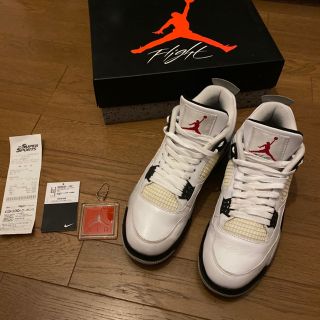 ナイキ(NIKE)の 美品 28.5cm NIKE AIR JORDAN 4(スニーカー)