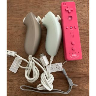 ウィー(Wii)の【ぼちゃっ様専用】Wii リモコンセット(家庭用ゲーム機本体)