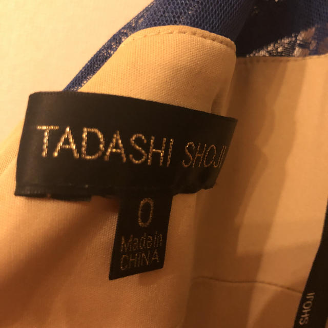 TADASHI SHOJI(タダシショウジ)のタダシショージ　ブルーワンピース レディースのワンピース(ひざ丈ワンピース)の商品写真