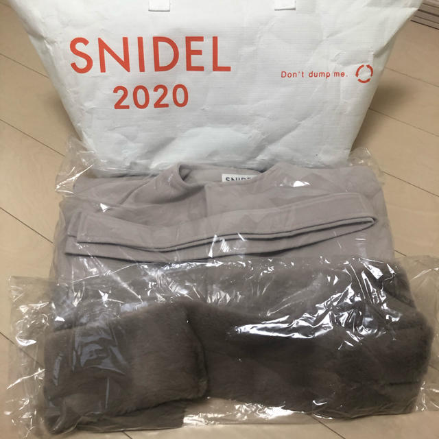 【新品未使用】snidel 2020福袋 コート マフラー