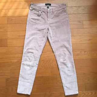 バナナリパブリック(Banana Republic)の美品　BANANA REPUBRIC ストレッチベロアスキニーフィットパンツ(スキニーパンツ)