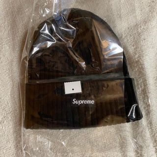 シュプリーム(Supreme)のsupreme Overdyed Beanie black 黒 シュプリーム(ニット帽/ビーニー)