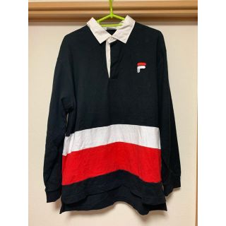 フィラ(FILA)のFILA ラガーシャツ　ポロシャツ　サイズL(ポロシャツ)