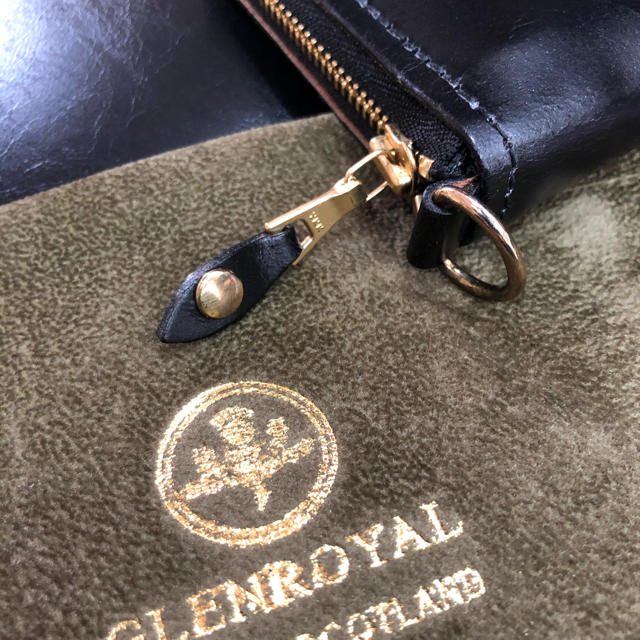 GLENROYAL(グレンロイヤル)のGLENROYAL  dividers ジャバラ 財布 黒 ハンドメイドのファッション小物(財布)の商品写真