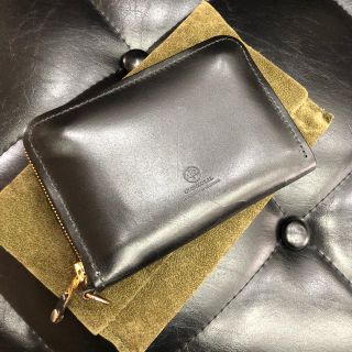 グレンロイヤル(GLENROYAL)のGLENROYAL  dividers ジャバラ 財布 黒(財布)