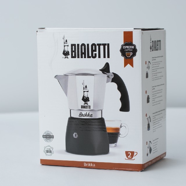 ビアレッティ ブリッカ 2カップ（Bialetti Brikka）未使用品の通販 by いびちゃ's shop｜ラクマ