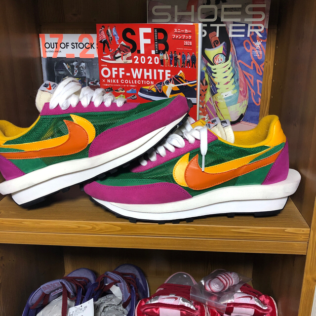 sacai(サカイ)のNIKE sacai LD waffle パイングリーン メンズの靴/シューズ(スニーカー)の商品写真