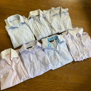 ブラウス 7枚セット xs 7号 s OL 事務制服 小さいサイズ(シャツ/ブラウス(長袖/七分))