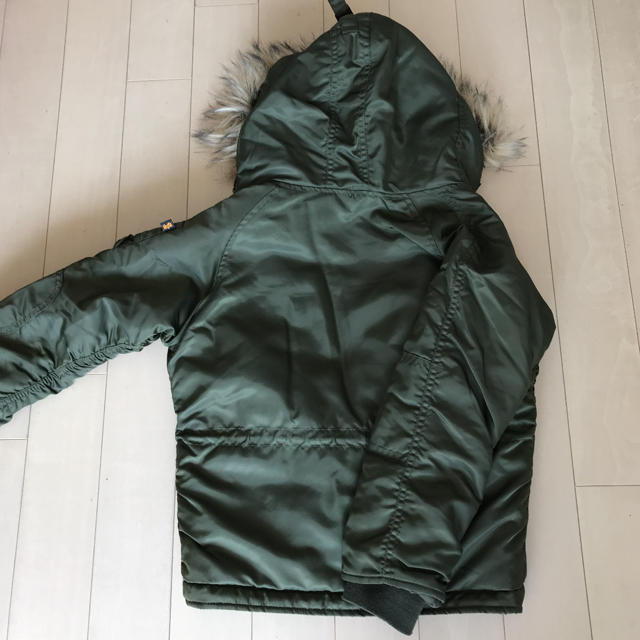 ALPHA INDUSTRIES(アルファインダストリーズ)のモッズコート130cm アルファインダストリーズ キッズ/ベビー/マタニティのキッズ服男の子用(90cm~)(コート)の商品写真