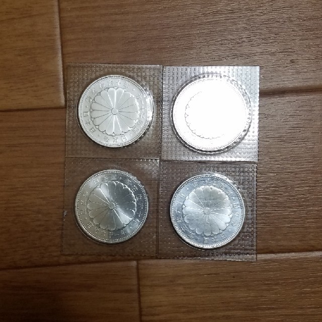 一万円銀貨　4枚美術品/アンティーク