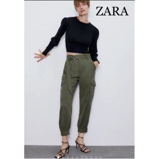 ZARA - ZARA/¥5990 ポケット付きカーゴパンツ S 完売の通販 by mo___