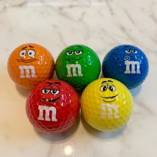 エムアンドエムアンドエムズ(m&m&m's)のm&m’s NY ゴルフボール5個セット②(その他)