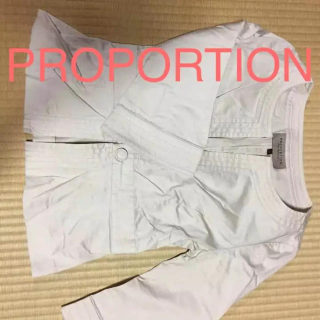 PROPORTION(プロポーション)のPROPORTION ジャケット ノーカラー プロポーション レディースのジャケット/アウター(ノーカラージャケット)の商品写真