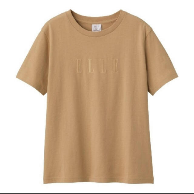 GU(ジーユー)のGU✖️ELLEコラボT レディースのトップス(Tシャツ(半袖/袖なし))の商品写真