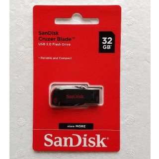 サンディスク(SanDisk)の32GB USBメモリー　USB2.0 SanDisk(PC周辺機器)