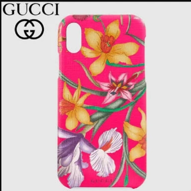 Gucci - 【GUCCI】★フローラ プリント iPhone X/XS ケース 　新品の通販