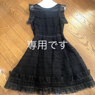 レッドヴァレンティノ(RED VALENTINO)のRED VALENTINO レッドバレンティノ   シルク　ワンピース(ひざ丈ワンピース)