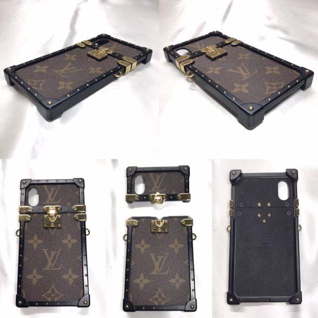 LOUIS VUITTON(ルイヴィトン)のルイヴィトン　美品☆　アイトランク　ストラップ付き　iPhone X スマホ/家電/カメラのスマホアクセサリー(iPhoneケース)の商品写真