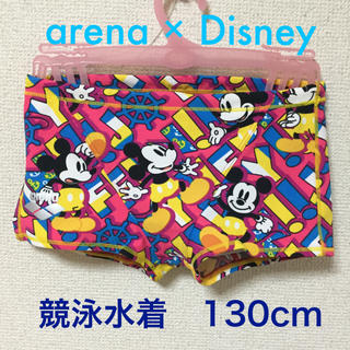 アリーナ(arena)のarena × Disney 130cm 競泳用 水着【未使用】(水着)