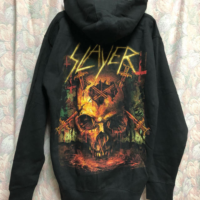 激レア 国内未発売 SLAYER FINAL TOUR 会場限定 ジップパーカー