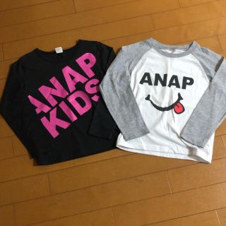 アナップキッズ(ANAP Kids)のANAP KIDS♡ロンT2枚セット(Tシャツ/カットソー)