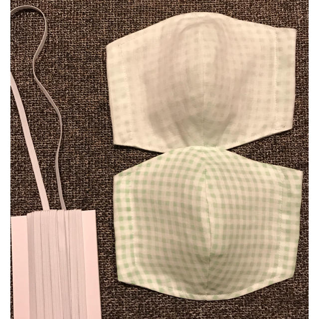 超立体 マスク 販売 、 大人用マスク 2枚セット ダブルガーゼ 男女兼用の通販