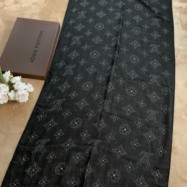 LOUIS VUITTON 大判ストール マフラー カシミヤ シルク