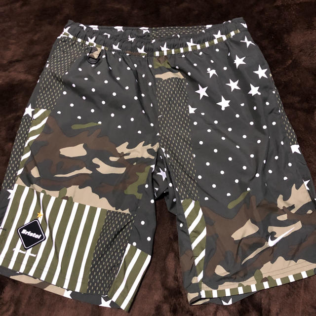 特上美品 FCRB NIKE Bristol 豹柄 レオパード柄 ハーフパンツ