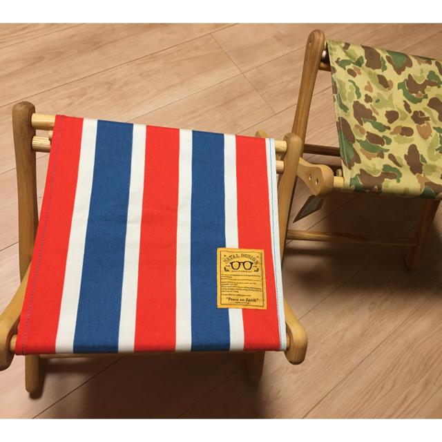 NATAL DESIGN(ネイタルデザイン)の【希少】NATAL DESIGN EI STOOL RETRO STRIPE スポーツ/アウトドアのアウトドア(テーブル/チェア)の商品写真