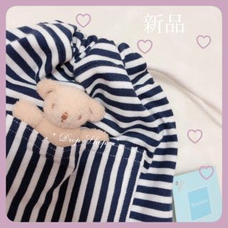 トラセリア(trousselier)のʚ꒰⑅ひょんこ様専用 新品🐻トラセリアくまボーダーミニ巾着⑅꒱ɞ(ファッション雑貨)