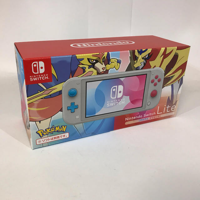 Nintendo Switch(ニンテンドースイッチ)の「Nintendo Switch  Lite ザシアン・ザマザンタ」 エンタメ/ホビーのゲームソフト/ゲーム機本体(家庭用ゲーム機本体)の商品写真