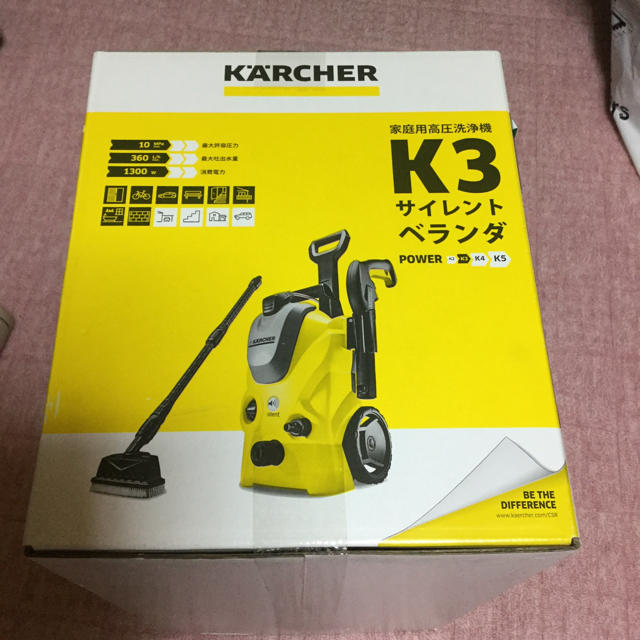 k3(ケースリー)のケルヒャーK３　高圧洗浄機　未使用　未開封 スマホ/家電/カメラの生活家電(掃除機)の商品写真