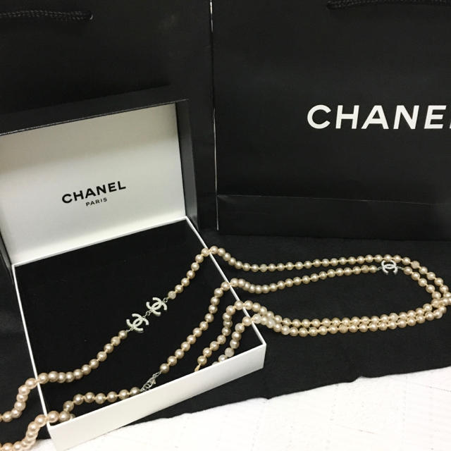 【CHANEL】 シャネル パール ネックレスレディース