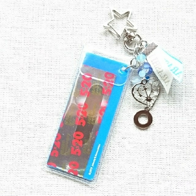 嵐(アラシ)の💙キーホルダー💙 ハンドメイドのアクセサリー(キーホルダー/ストラップ)の商品写真