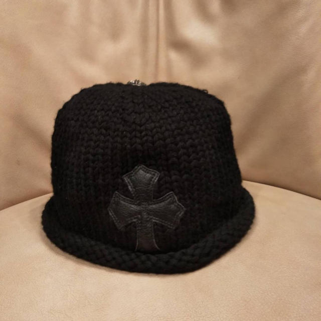 Chrome Hearts(クロムハーツ)の1020様専用！クロムハーツ　ビーニ　ニット帽 メンズの帽子(ニット帽/ビーニー)の商品写真