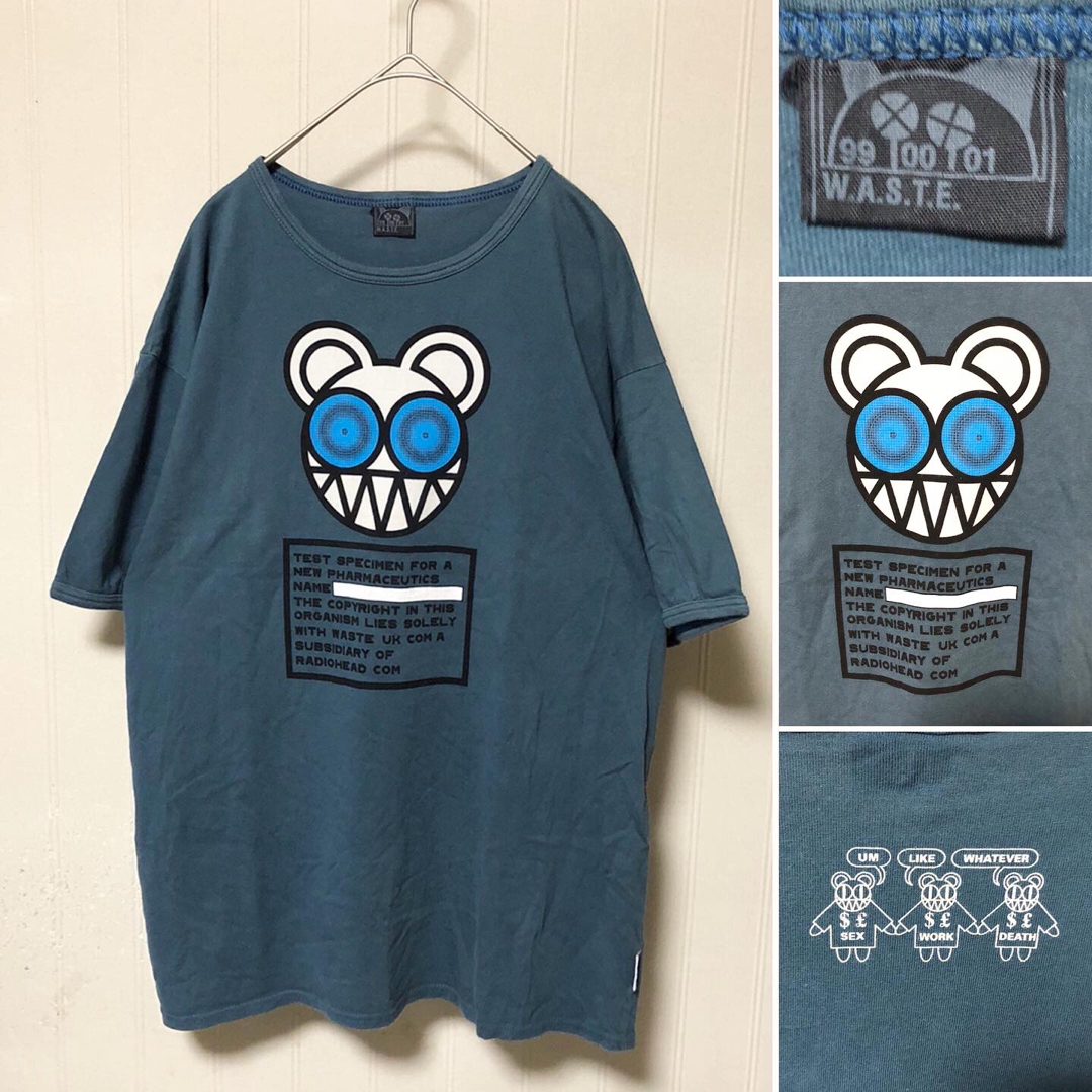 ART VINTAGE(アートヴィンテージ)の激レア❗️00's RADIOHEAD Kid A Test Tシャツ メンズのトップス(Tシャツ/カットソー(半袖/袖なし))の商品写真