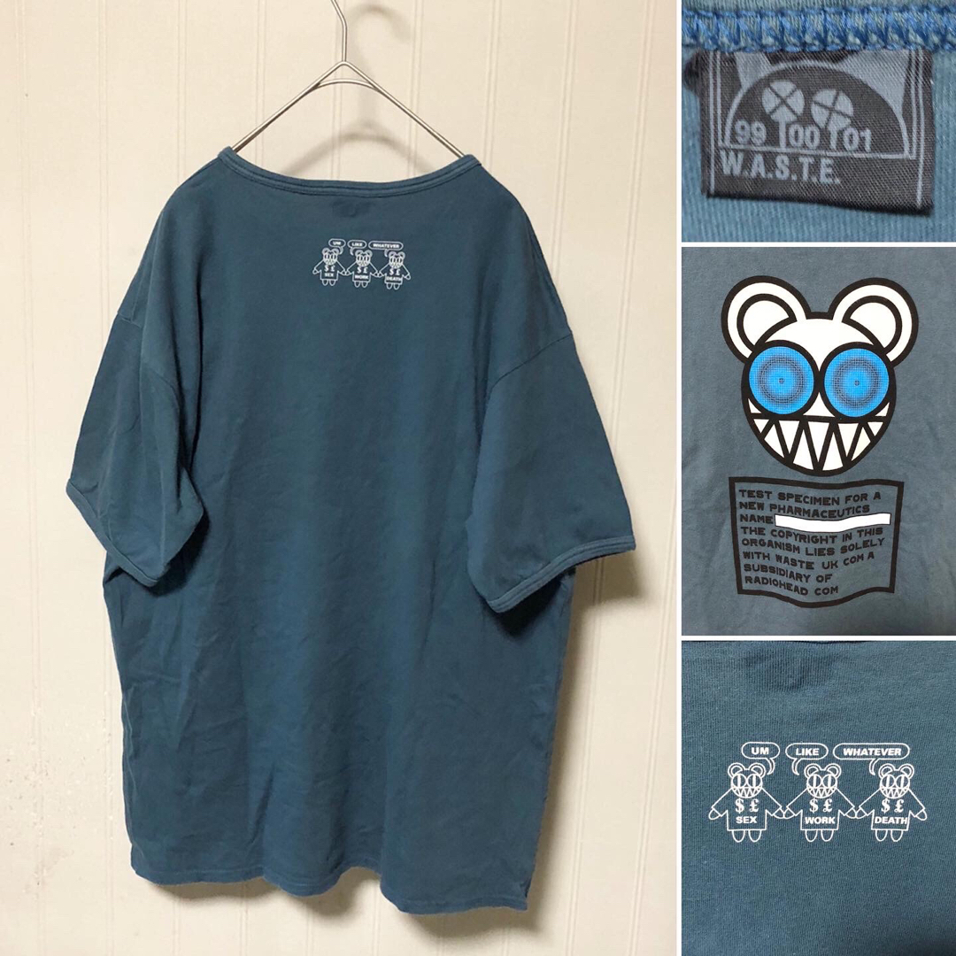 ART VINTAGE(アートヴィンテージ)の激レア❗️00's RADIOHEAD Kid A Test Tシャツ メンズのトップス(Tシャツ/カットソー(半袖/袖なし))の商品写真