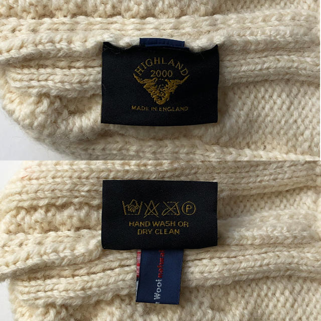 highland 2000 ニット帽 ハイランド ニットキャップ ケーブル編み レディースの帽子(ニット帽/ビーニー)の商品写真