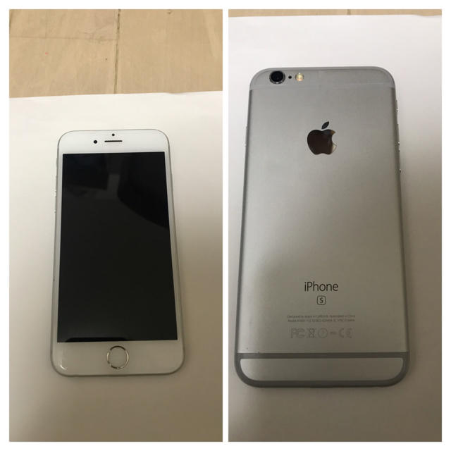 iPhone - SIMフリー iPhone6s 64GB シルバー バッテリー100%の+