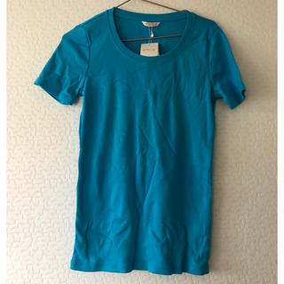 ユニクロ(UNIQLO)のブルー　Tシャツ(Tシャツ(半袖/袖なし))