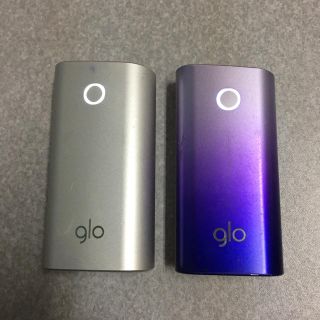 グロー(glo)のグロー　シルバー　エレクトリック(タバコグッズ)