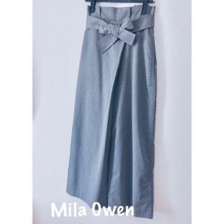 ミラオーウェン(Mila Owen)のMila Owen ライトグレー パンツ(カジュアルパンツ)