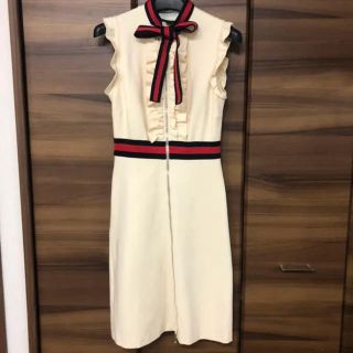新品・未使用】GUCCI グッチ ジャージー ワンピース ノースリーブ-