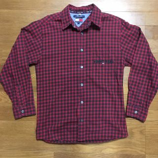 トミー(TOMMY)の【中古】トミージーンズ　ネルシャツ　チェック　メンズM(シャツ)