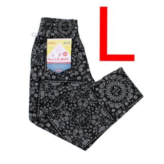 ❗️本日限定価格❗️Chef Pants 「Paisley」 Black(ワークパンツ/カーゴパンツ)