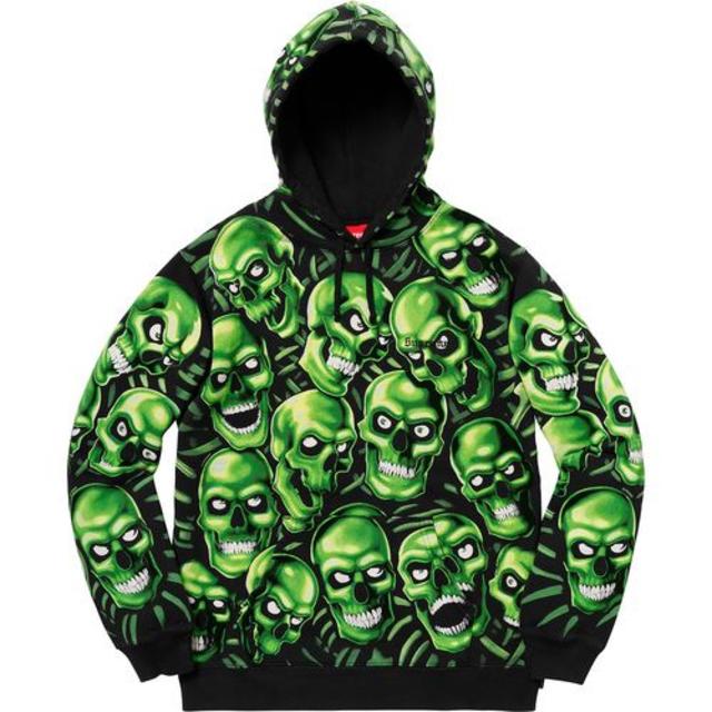 スカルパーカSupreme skull pilehoodedsweatshirt