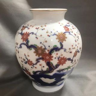 【美品】深川製 花瓶 高さ約26㎝ 幅約22㎝(花瓶)