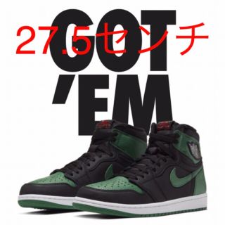 ナイキ(NIKE)の 27.5センチ NIKE AIR JORDAN 1 RETRO HIGH OG(スニーカー)