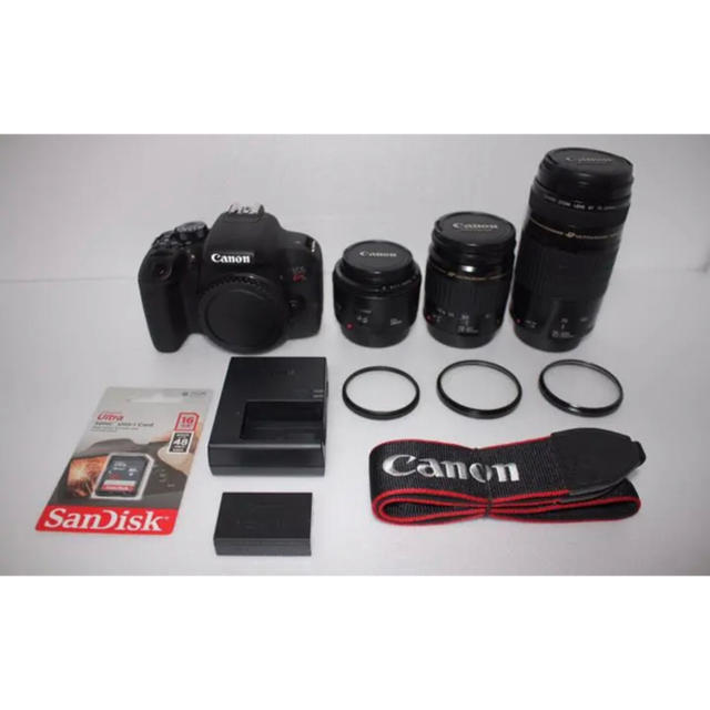 大切な人へのギフト探し Canon - 極上品❤canon kiss x9i❤標準＆望遠